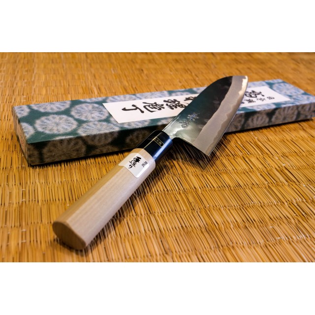 Fujiwara Kanefusa Brut de forge Santoku 16,5 cm