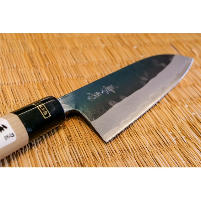 Fujiwara Kanefusa Brut de forge Santoku 16,5 cm