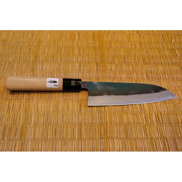 Fujiwara Kanefusa Brut de forge Santoku 16,5 cm