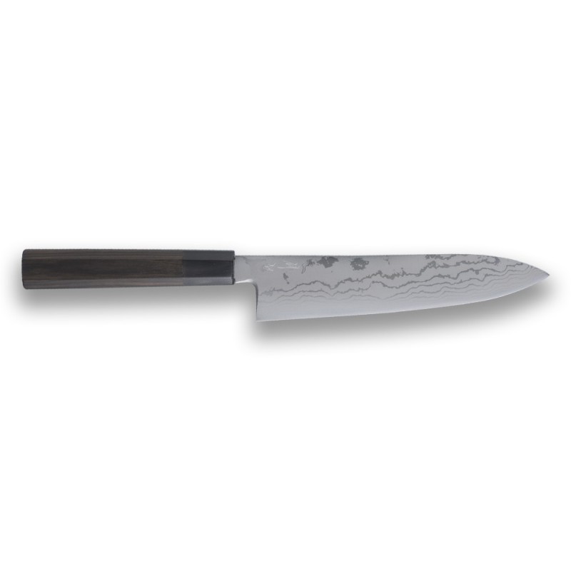 Couteau Chef (Gyuto) grand modèle 21cm - Chroma Haiku Itamae Suminagashi I02