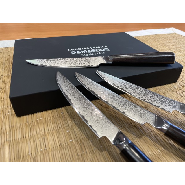 Set de Couteaux Japonais en Damas – La Cuisine de Mimi