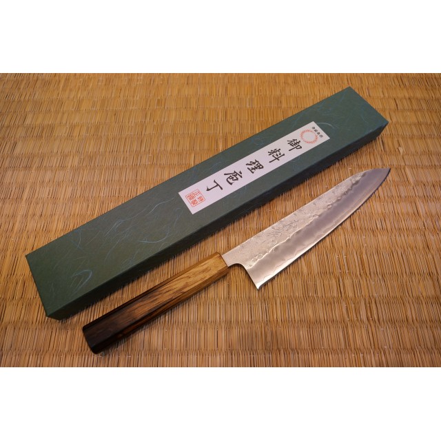 Gyuto couteau Chef japonais Gin3 Nashiji Urushi Finish 21cm