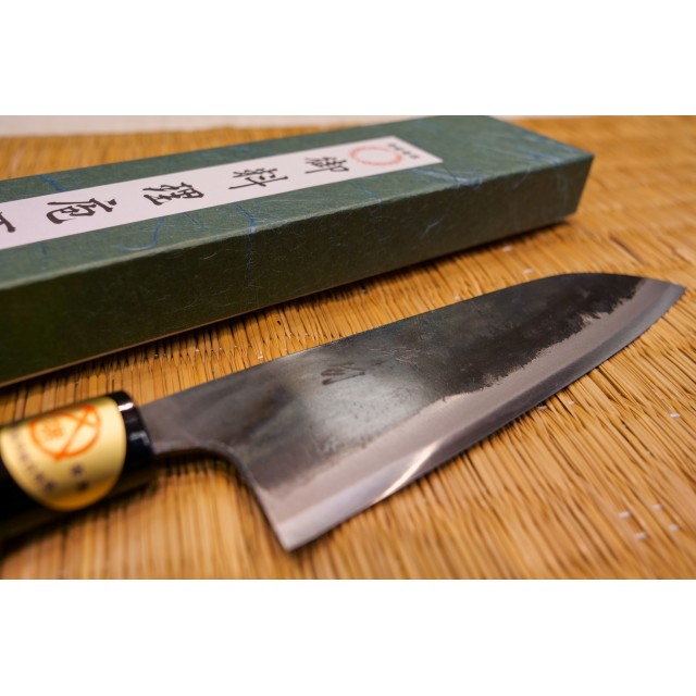 Couteau japonais Santoku 16,5cm - Haiku Blue Carbon