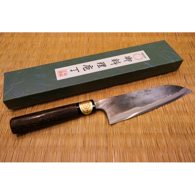 Couteau japonais Santoku 16,5cm - Haiku Blue Carbon