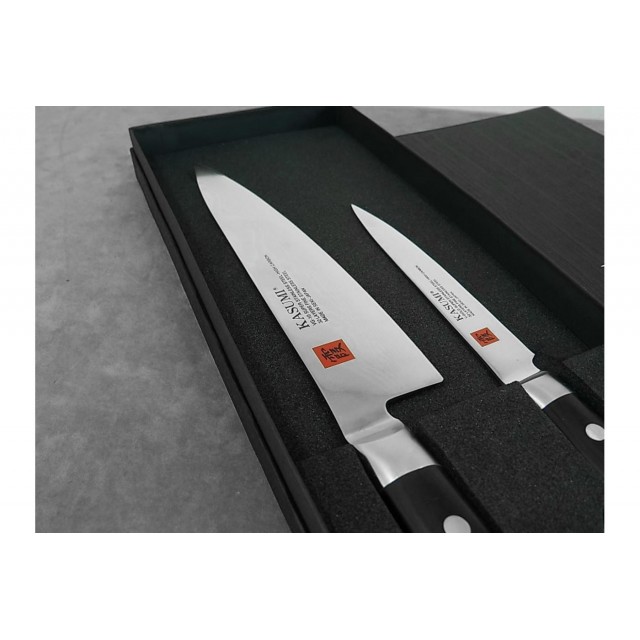 Coffret de deux couteaux office + Chef -  Kasumi Standard 88020-12