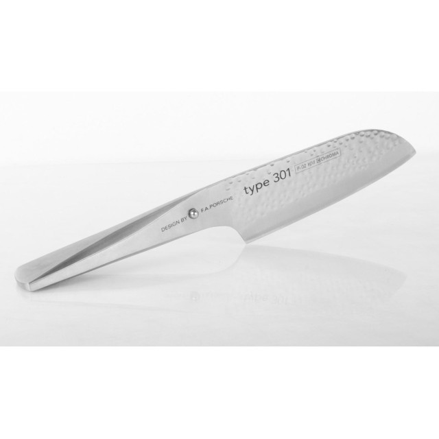 Couteau santoku martelé 17.8cm - Chroma Type 301 P02HM