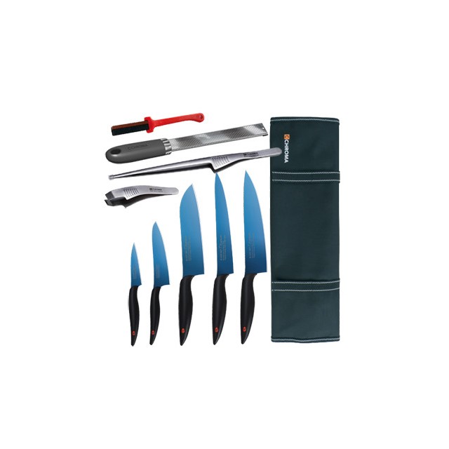 Mallette équipée couteaux et accessoires - Kasumi Titanium