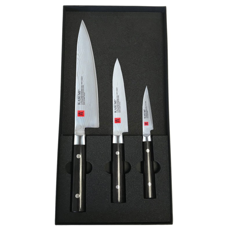 Coffret Kasumi Damas avec couteau Chef 20 cm