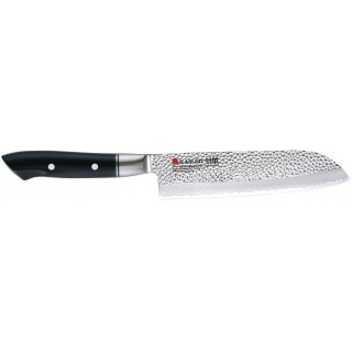 Couteau Santoku 18cm - Kasumi Hammered HM07